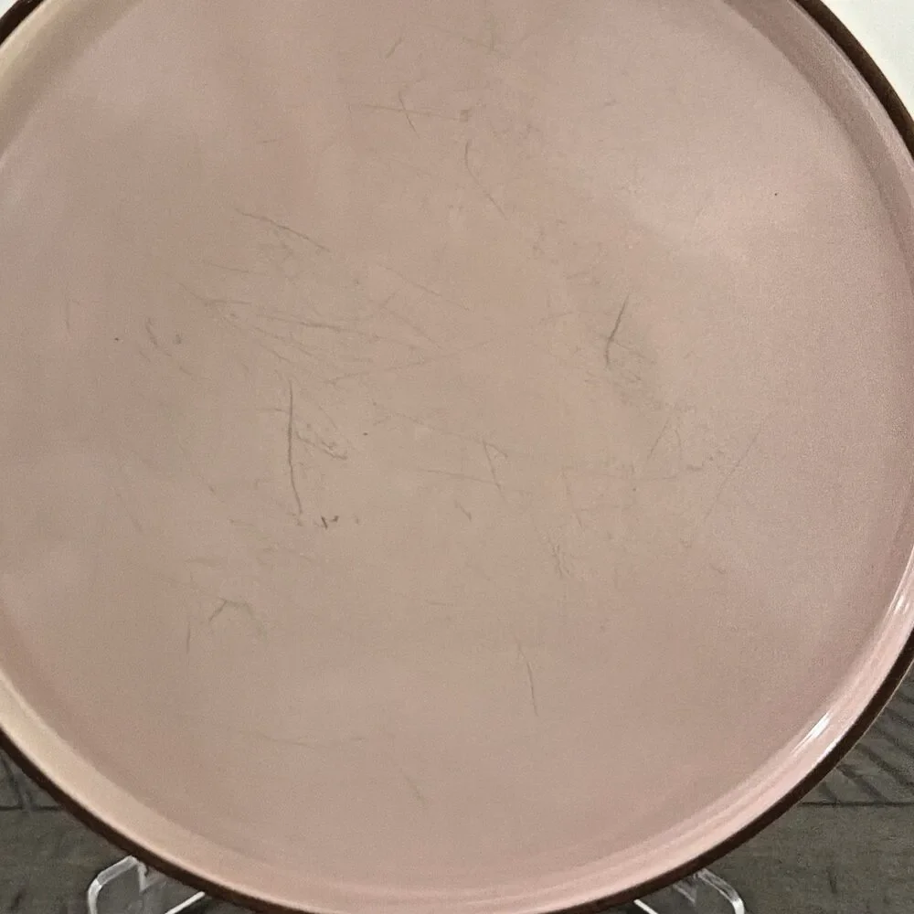 Our Place Dinner Plates Set 10.5” Handcrafted Ceramic pink 'spice'